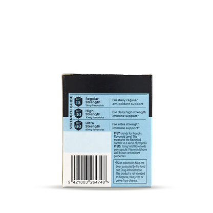 Immune Bee Propolis Regular Strength PFL 15 Veg Capsules Box B