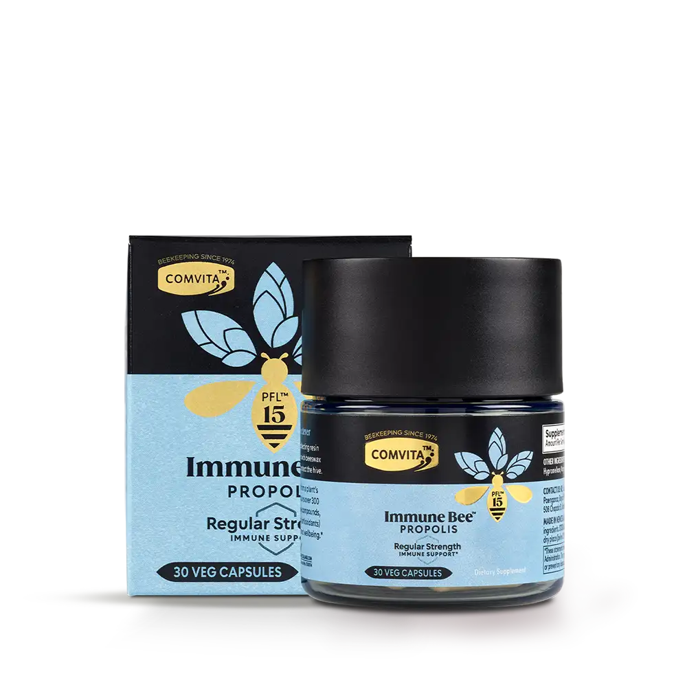 Immune Bee Propolis Regular Strength PFL 15 Veg Capsules