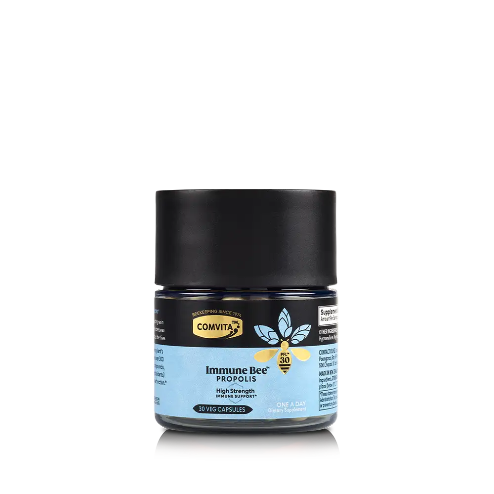 Immune Bee Propolis High Strength 1-A-Day PFL 30 Veg Capsules F