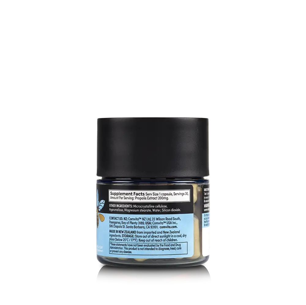 Immune Bee Propolis High Strength 1-A-Day PFL 30 Veg Capsules R J