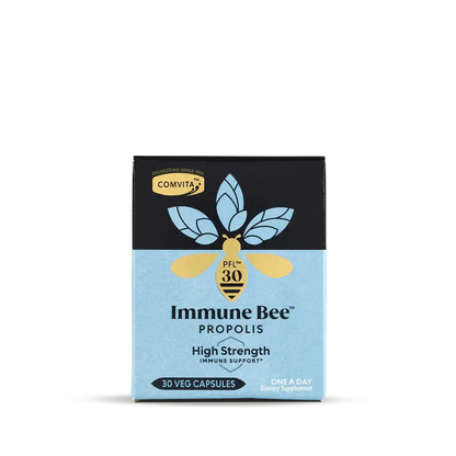 Immune Bee Propolis High Strength 1-A-Day PFL 30 Veg Capsules Box F