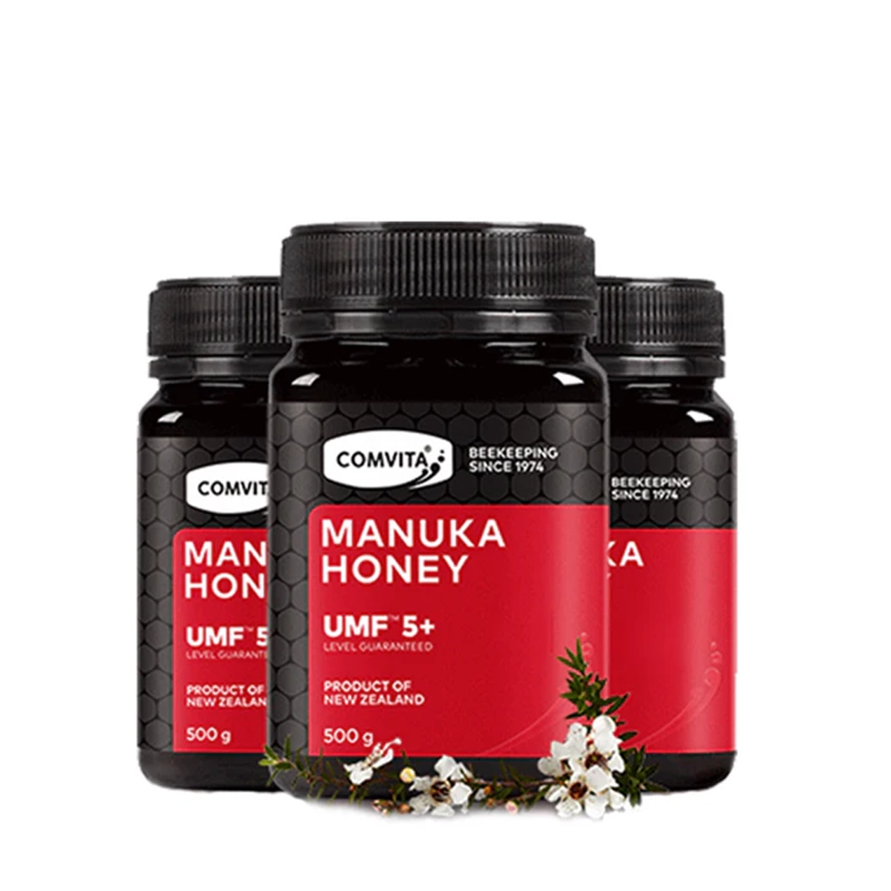 UMF 5+ Mānuka Honey 500g 3-pack