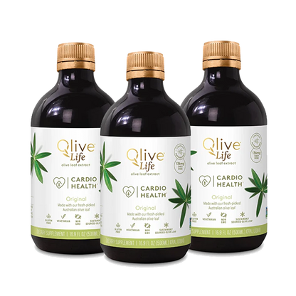 Olive Leaf Extract Cardio Health Liquid 500ml 3-Pack