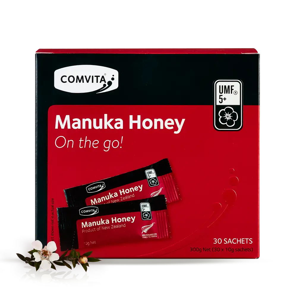 UMF 5+ Manuka Honey Sachets 30s Box Front
