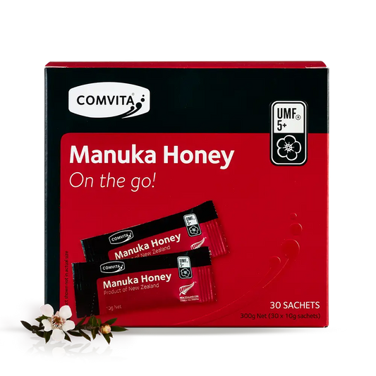 UMF 5+ Manuka Honey Sachets 30s Box Front