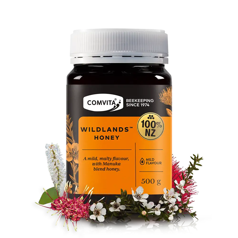 Wildlands Honey 500g Jar Front