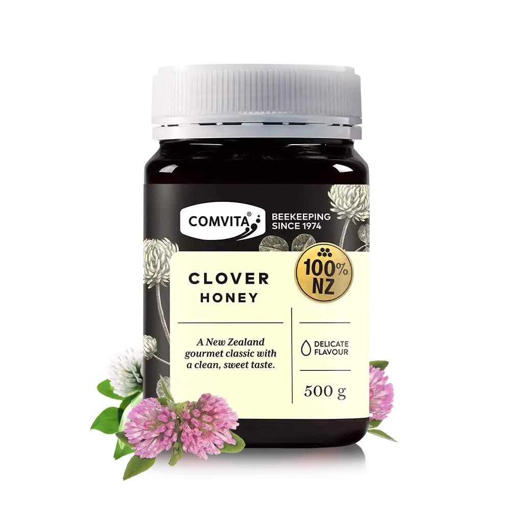 Clover Honey 500g Jar Front