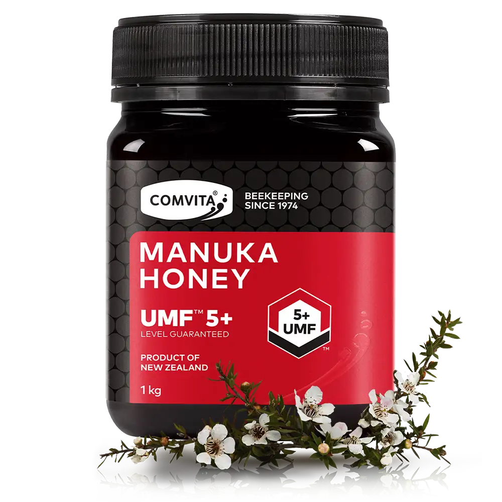 UMF 5+ Manuka Honey 1kg Jar Front