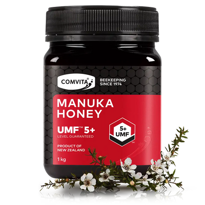 UMF 5+ Manuka Honey 1kg Jar Front