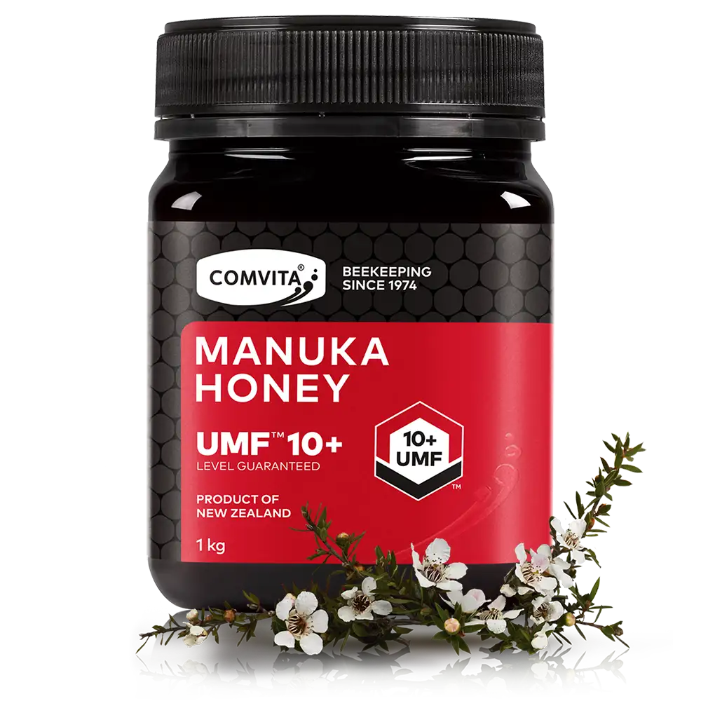 UMF 10+ Manuka Honey 1kg Jar Front
