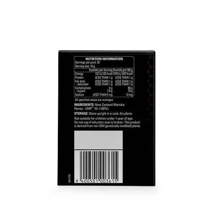 UMF 10+ Manuka Honey 250g Box Back
