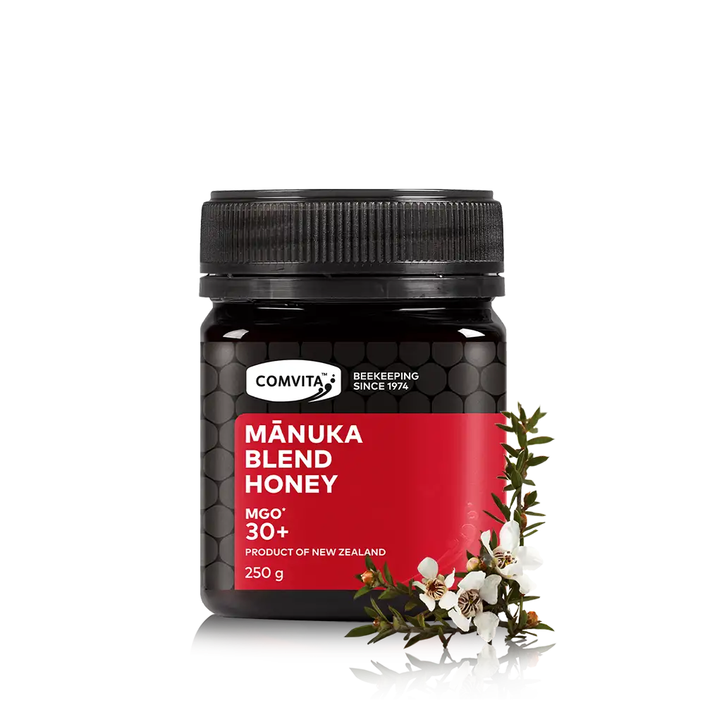 Manuka Blend Honey MGO30 250g Jar Front