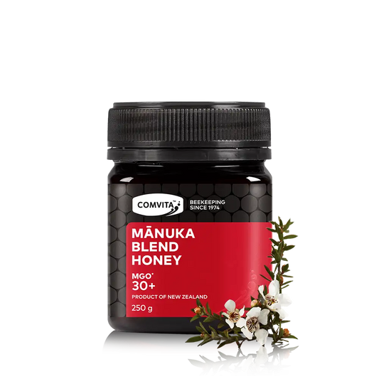 Manuka Blend Honey MGO30 250g Jar Front