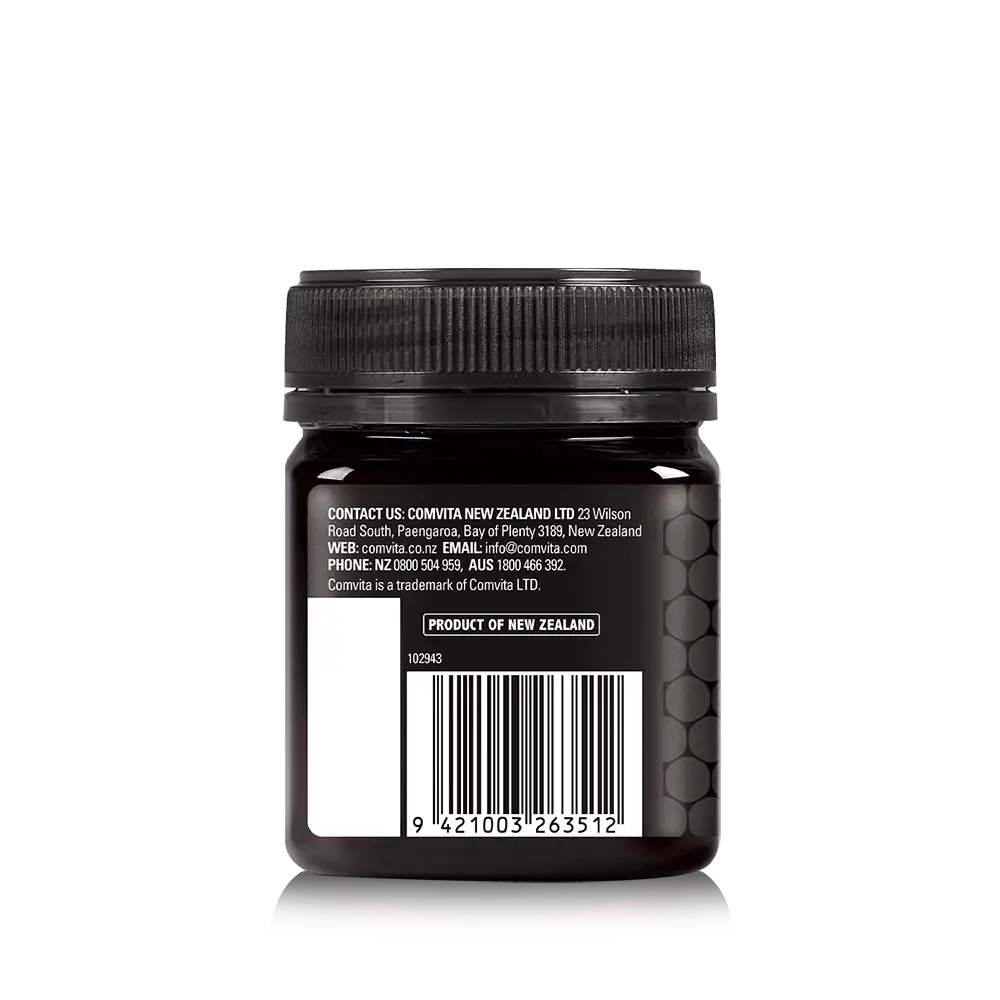 Manuka Blend Honey MGO30 250g Jar Right