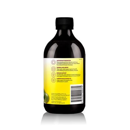 Olive Leaf Extract Mixed Berry 500ml Bottle Right