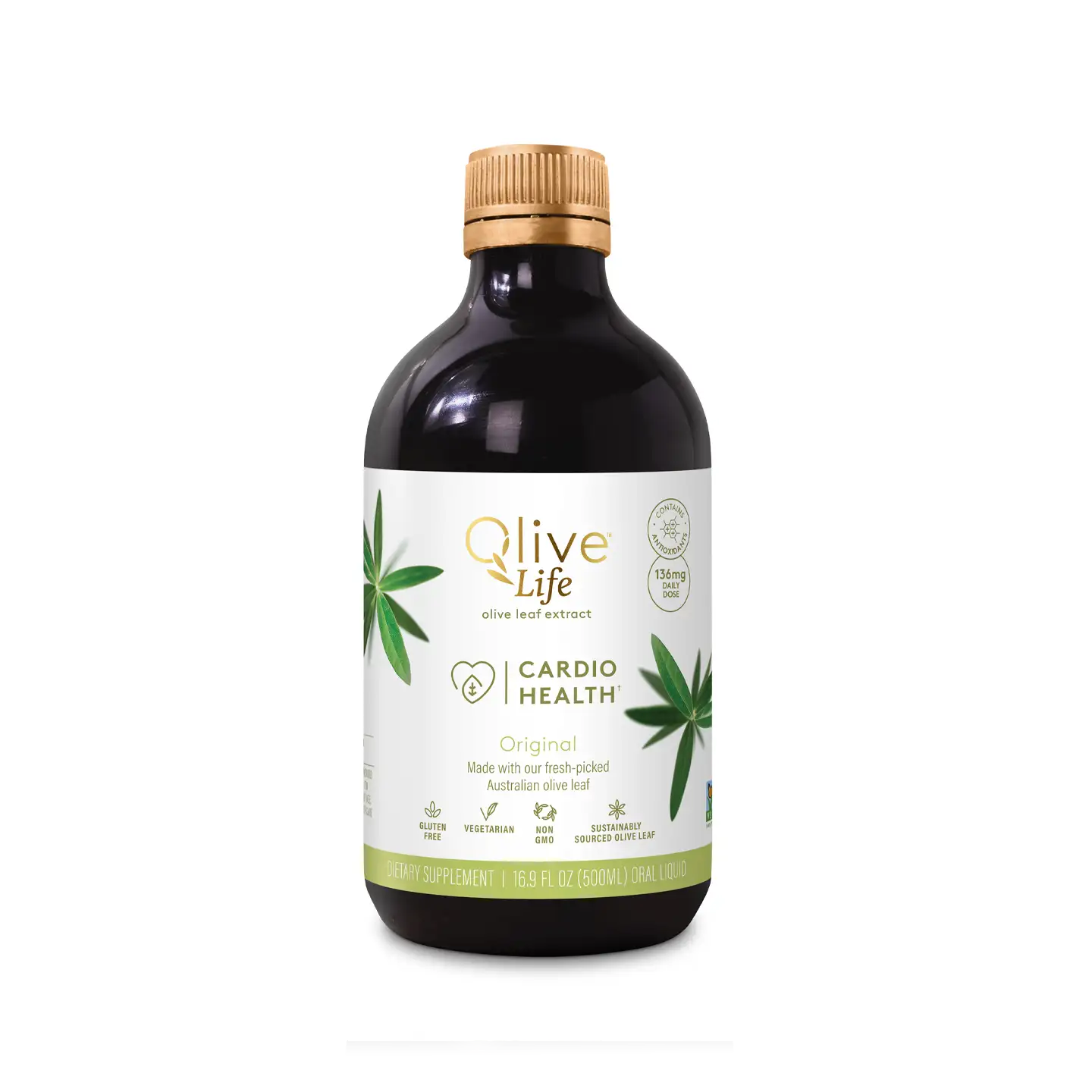 Olive Life Liquid Original 500ml  Bottle Front