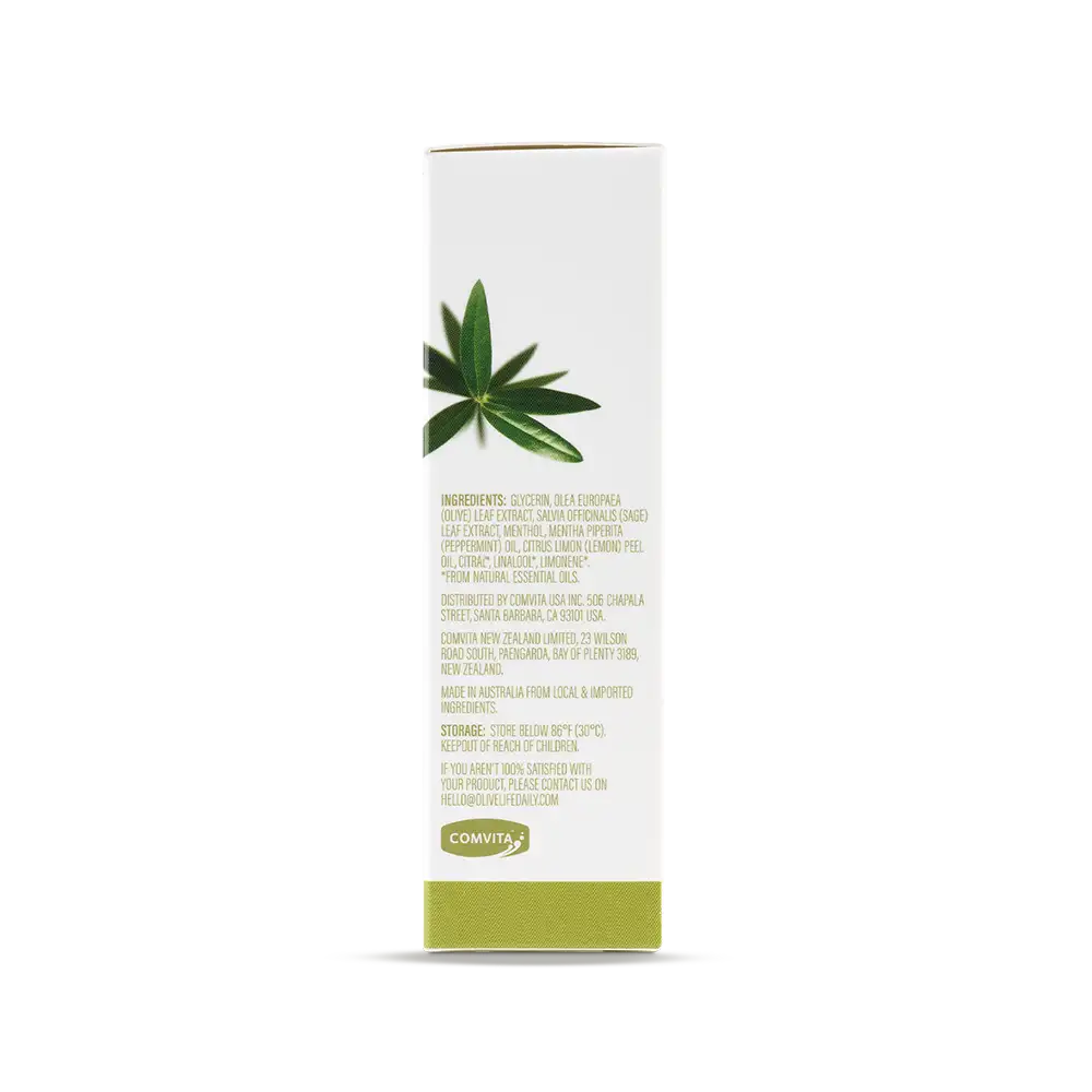Olive Life Oral Spray 30ml Box Left