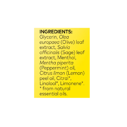Olive Leaf Extract Oral Spray Box ingredients 