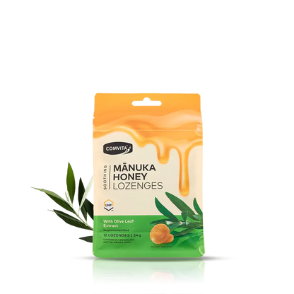 Mānuka Honey Lozenges Olive Leaf Extract