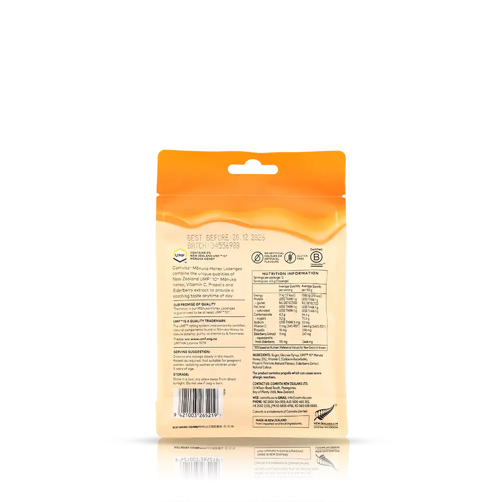 Elderberry Lozenges with Vitamin C B