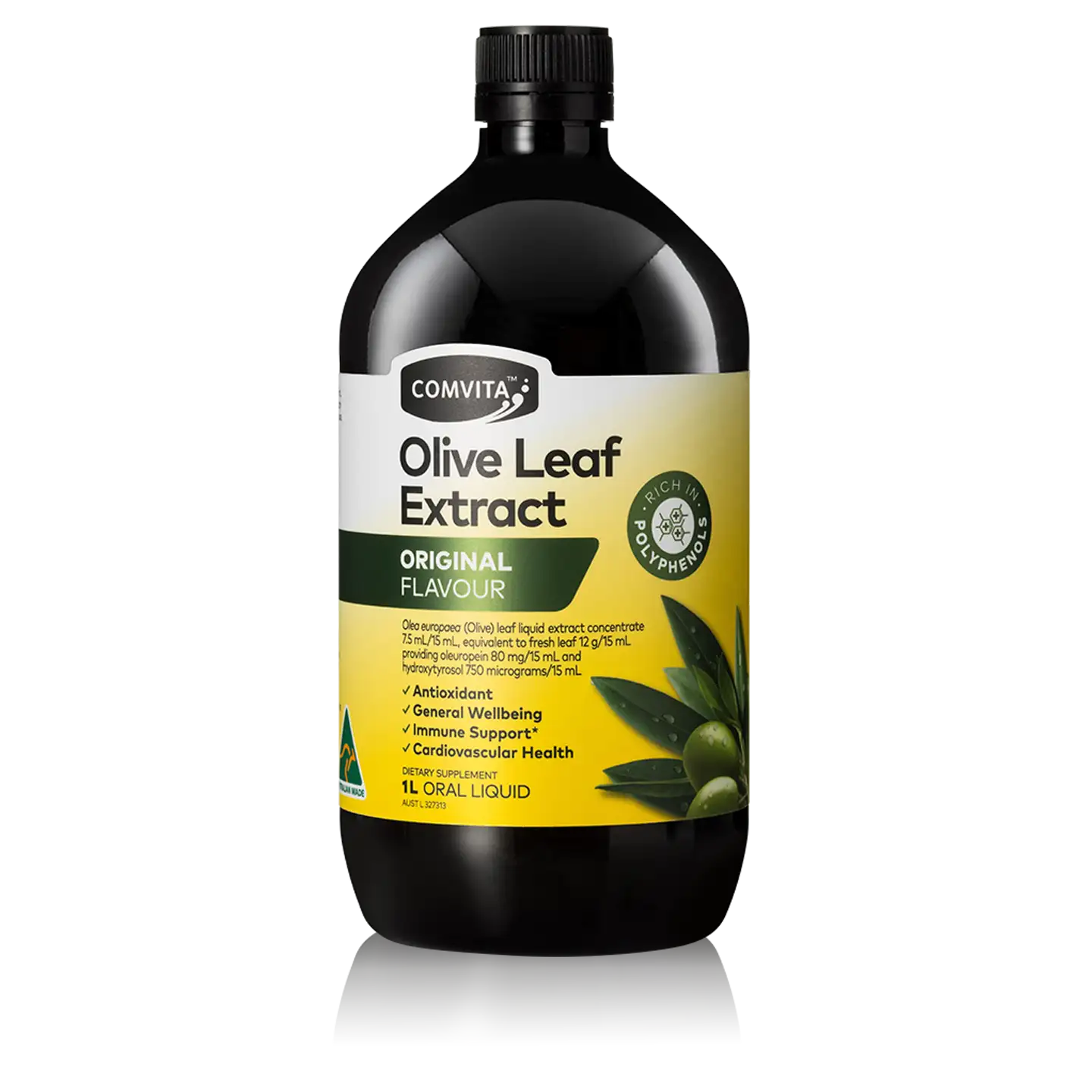 Olive Leaf Extract Original 1L Bottle Front