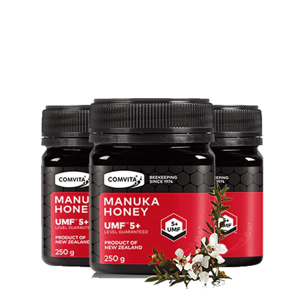 UMF 5+ Mānuka Honey 250gm 3-Pack