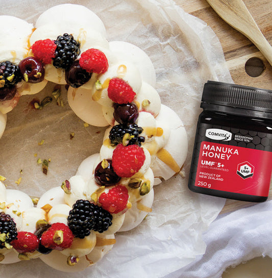 The Perfect Honey Pavlova