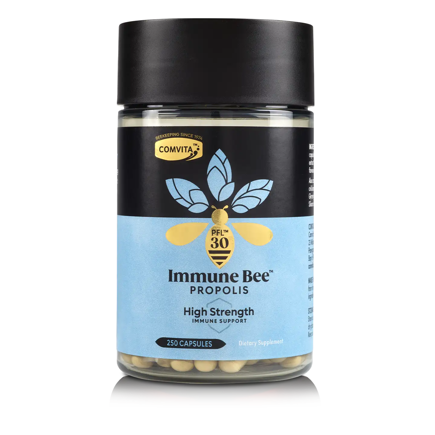 Immune Bee Propolis High Strength PFL 30 Capsules Jar