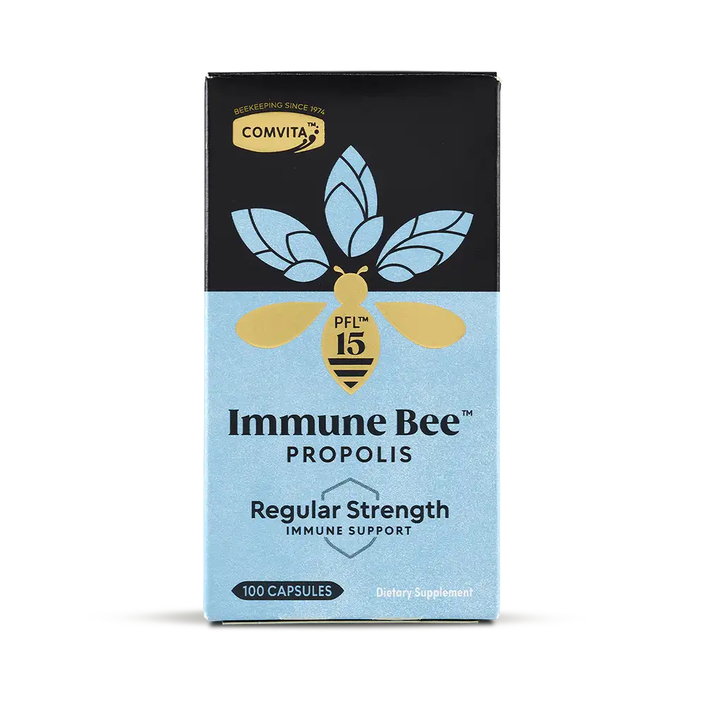 Immune Bee Propolis Regular Strength PFL 15 Capsules Box F
