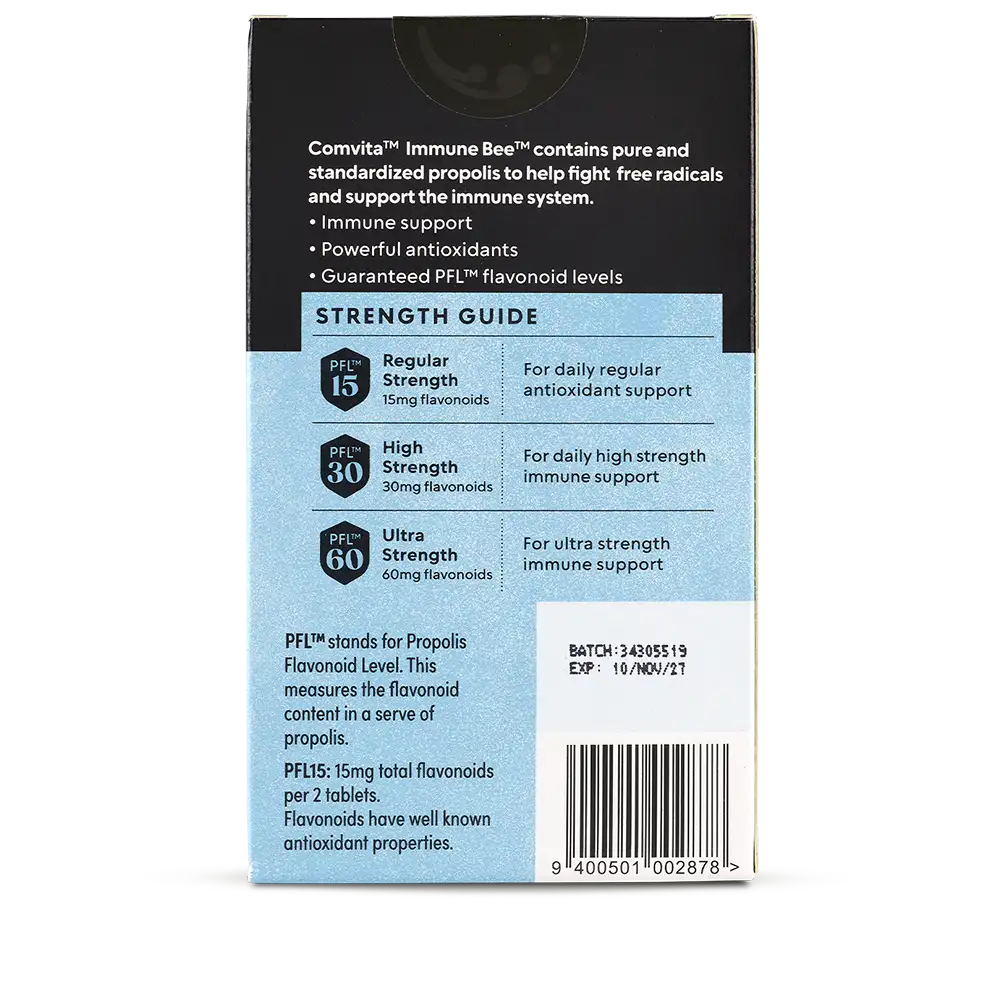 Immune Bee Propolis PFL 15 Tablets  Regular Strength Box B