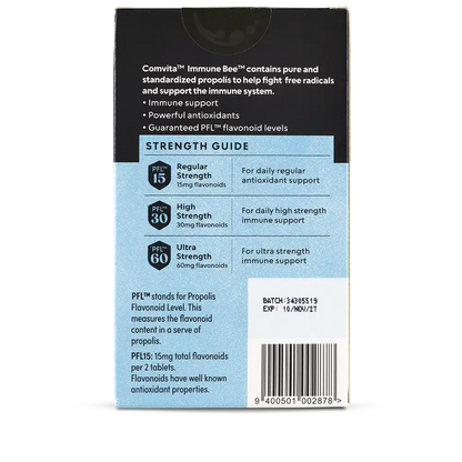 Immune Bee Propolis PFL 15 Tablets  Regular Strength Box B