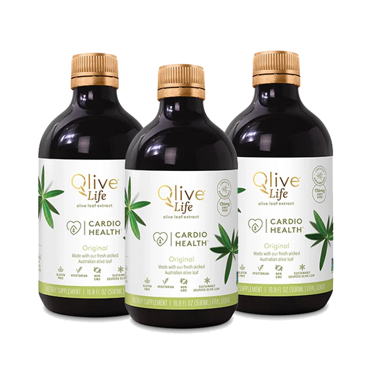 Olive Leaf Extract Cardio Health Liquid 500ml 3-Pack