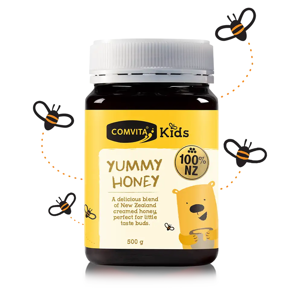 Kids Yummy Honey 500g Jar Front