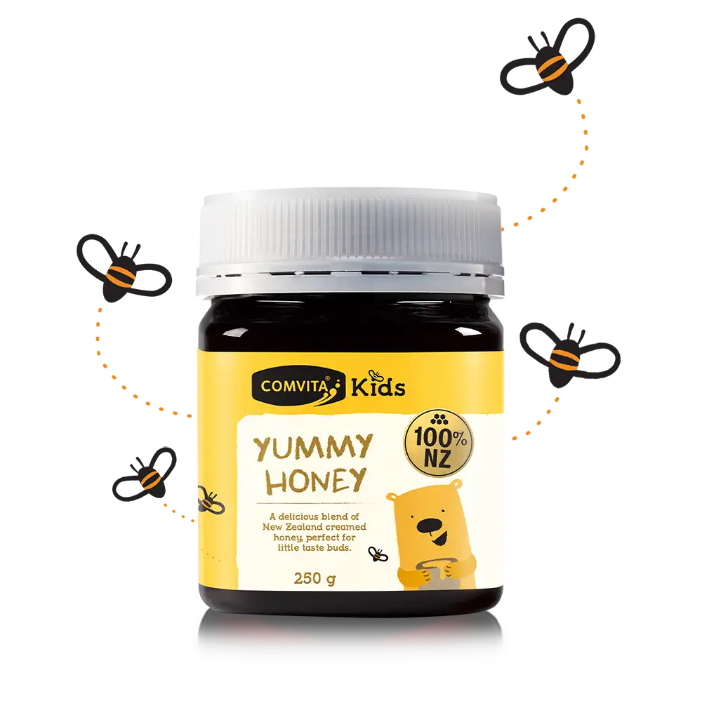 Kids Yummy Honey 250g Jar Front