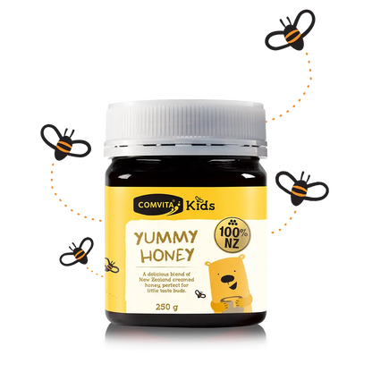 Kids Yummy Honey 250g Jar Front