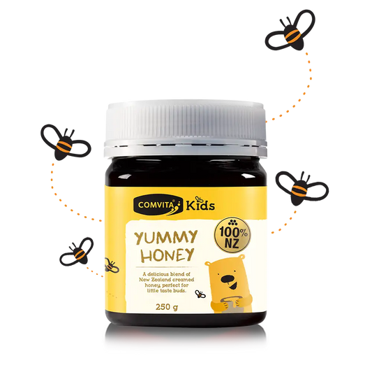 Kids Yummy Honey 250g Jar Front