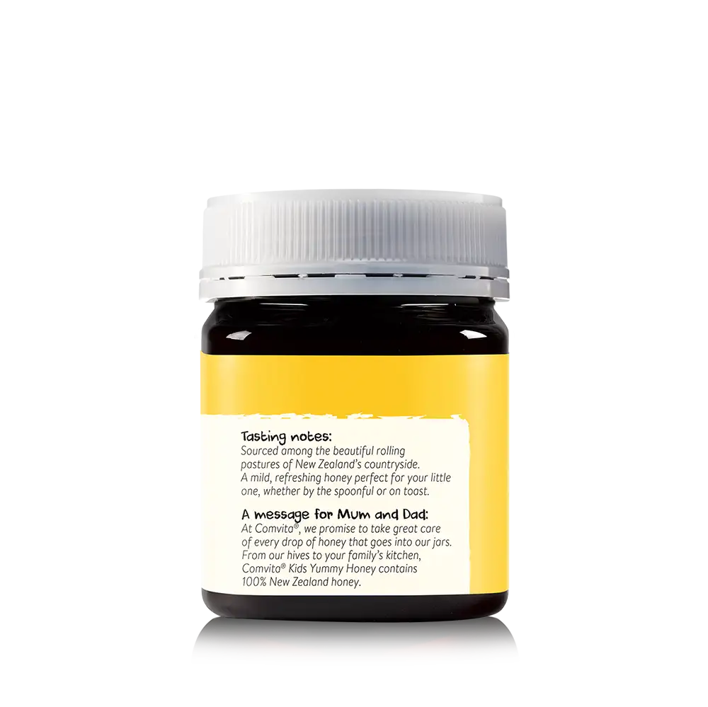 Kids Yummy Honey 250g Jar Left