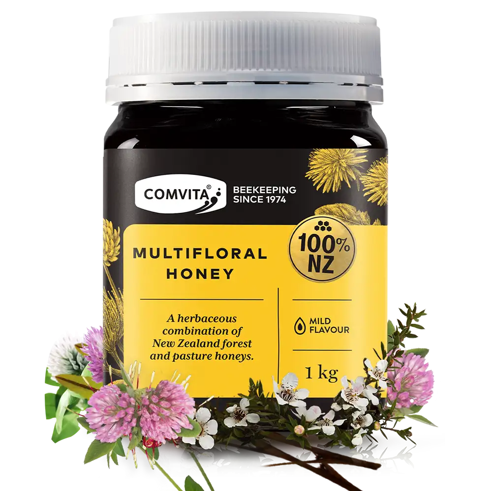 Multifloral Honey 1kg Jar Front