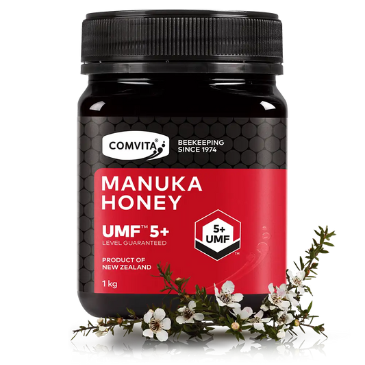 UMF 5+ Manuka Honey 1kg Jar Front