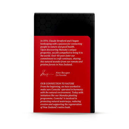 UMF 15+ Manuka Honey 500g Box Left