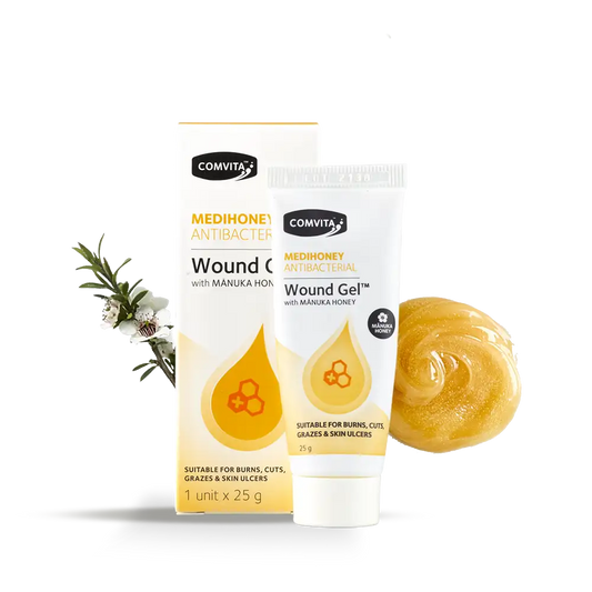 MediHoney Wound Gel 25g Box and Tube