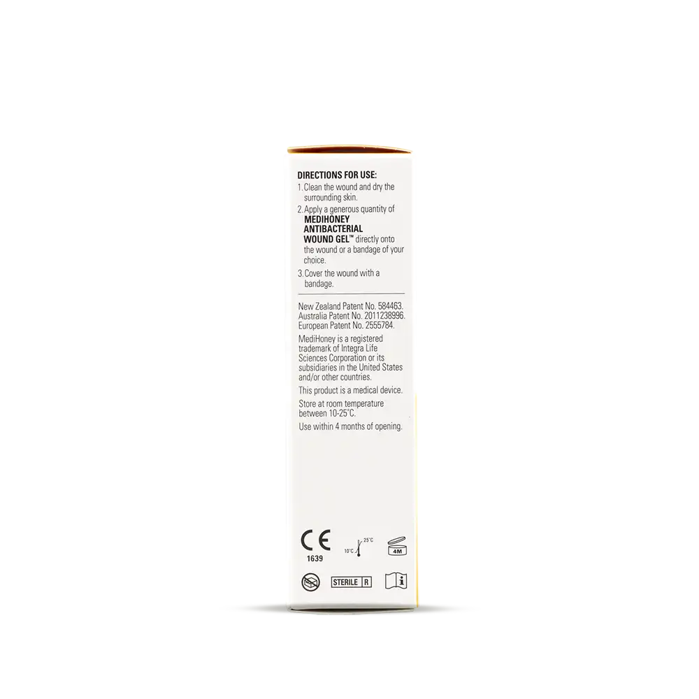 MediHoney Wound Gel 25g Box Right