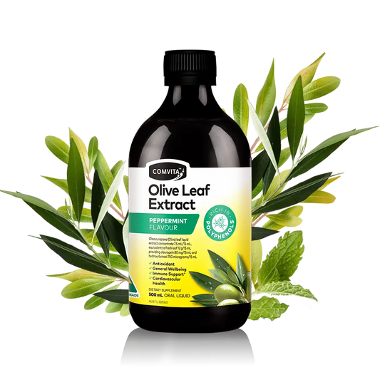 Olive Leaf Extract PEPPERMINT 500ml Front