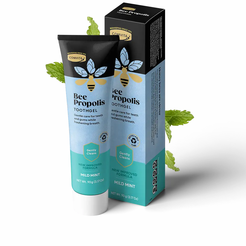 Propolis Toothgel Gentle - Mild Mint Box and Tube