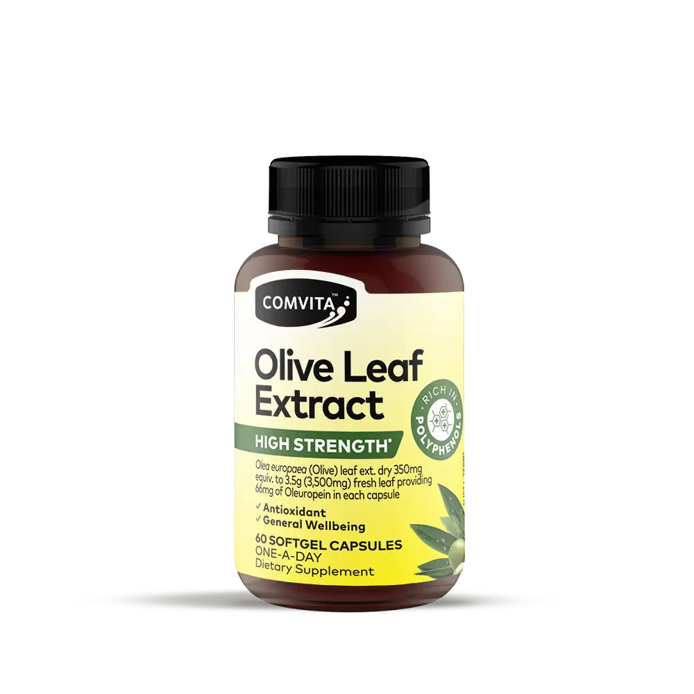 Olive Leaf Extract High Strength Soft Caps 60s Bottle Front