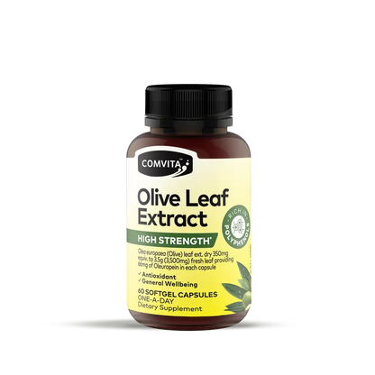 Olive Leaf Extract High Strength Soft Caps 60s Bottle Front