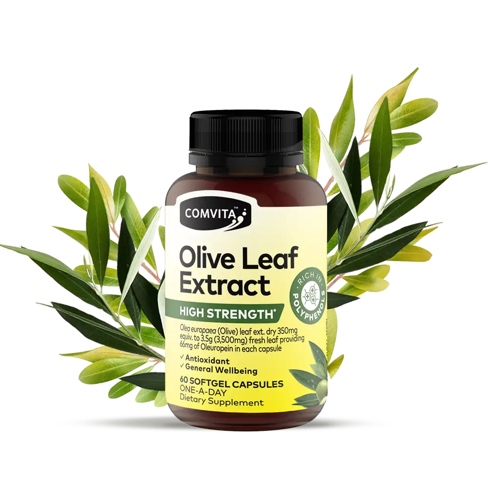 Olive Leaf Extract High Strength Soft Caps 60s Bottle Front