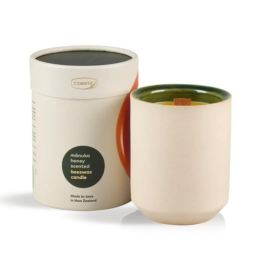 Mānuka Honey Scented Beeswax Candle