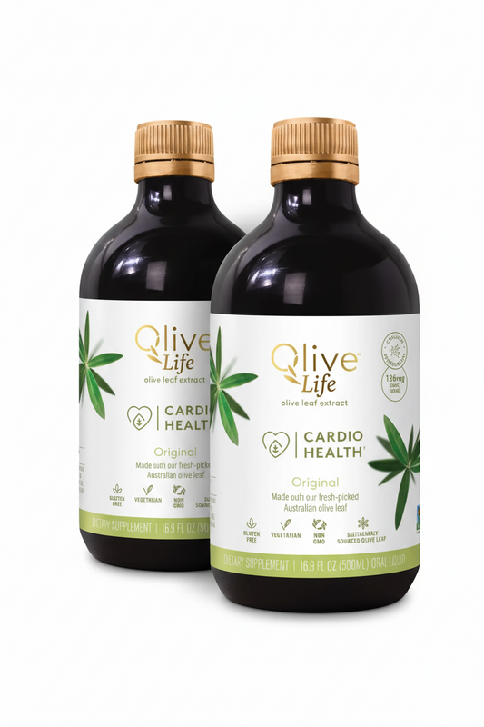 Olive Leaf Extract Cardio Health Liquid 2-for-1 Bundle