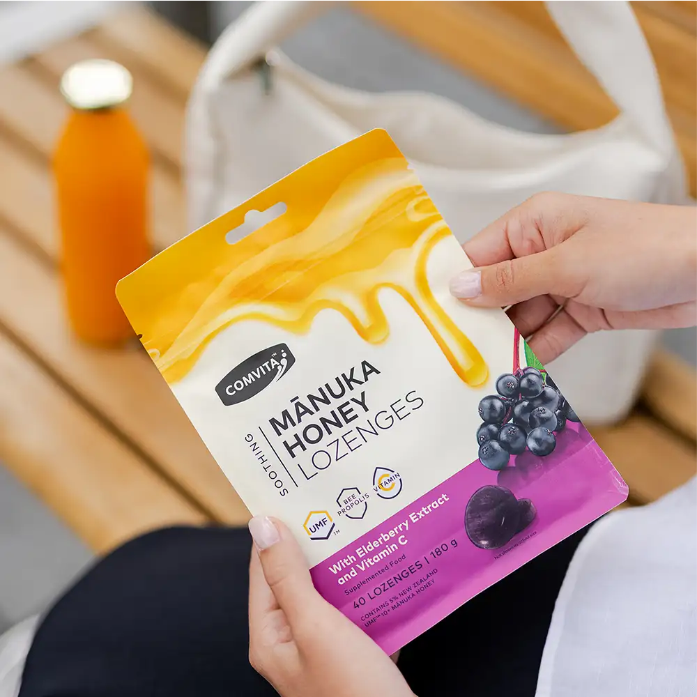 Elderberry Loz 500g In use